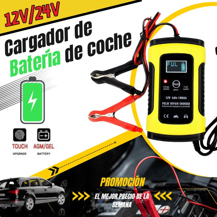 Cargador para baterías de coche